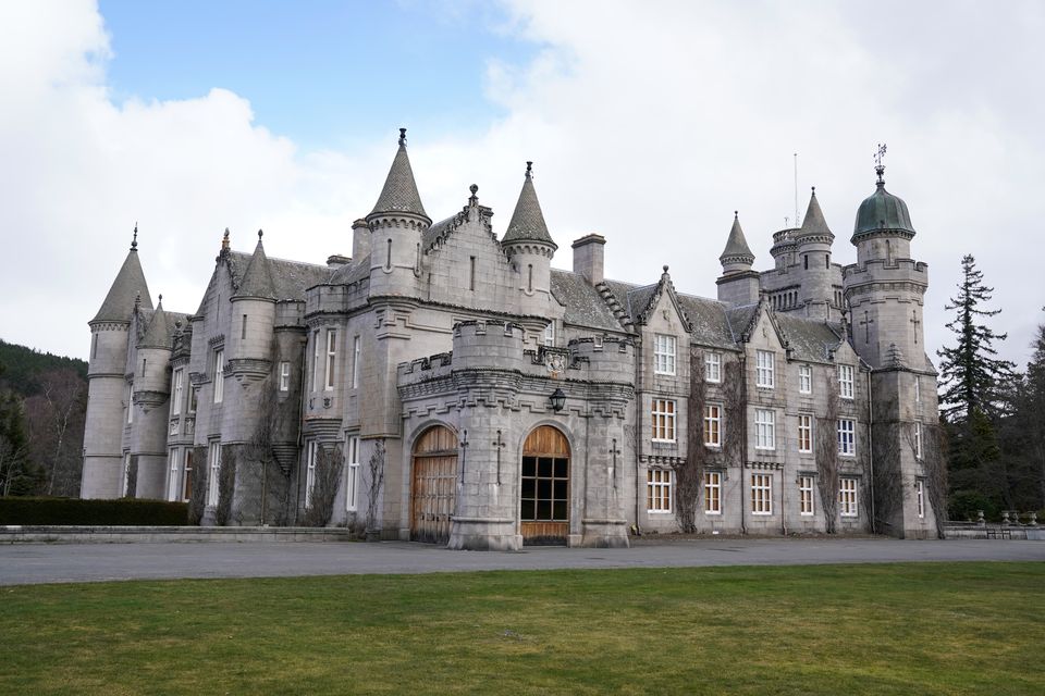 The King’s home in Aberdeenshire, Balmoral Castle (Andrew Milligan/PA)