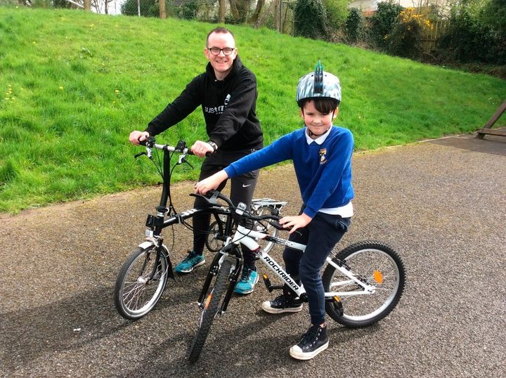 ‘Riding a bike was a skill that Harrison struggled with but thanks to Sustrans, he’s on a BMX track’