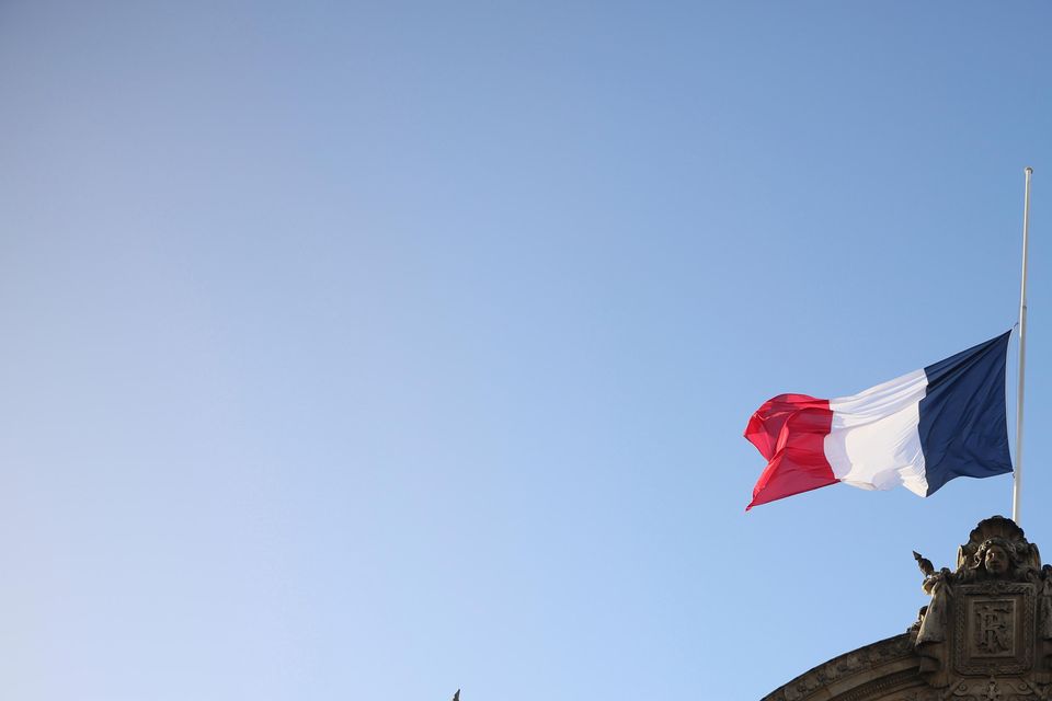 Flags were flown at half-mast (AP)