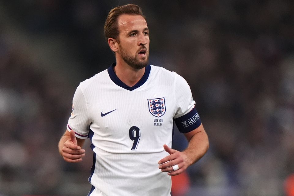 Harry Kane will start against Ireland on Sunday (Bradley Collyer/PA)