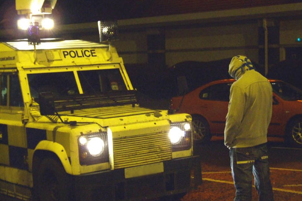 Carrickfergus flag protest. January 2, 2013