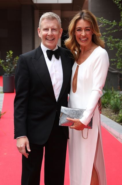 Patrick Kielty and Cat Deeley (Damien Eagers/PA)