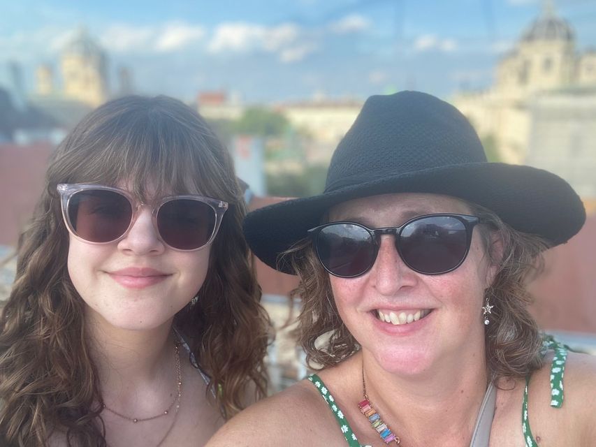 Carla (left) and Catherine Santamaria (right) were due to see The Eras Tour in Vienna (Catherine Santamaria/PA)