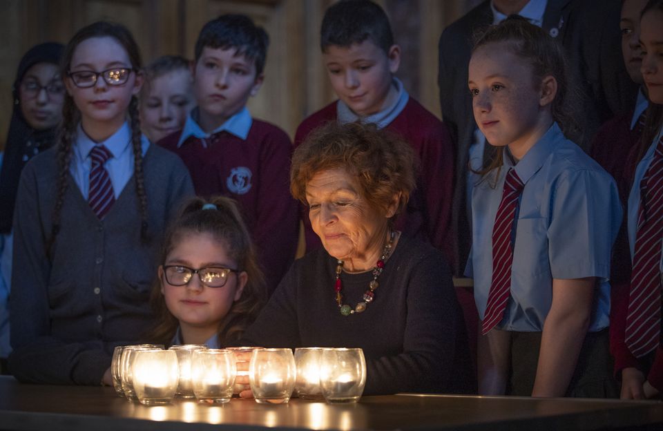 Ms Webber regularly gives testimonies to school children about her experience (Jane Barlow/PA Archive)