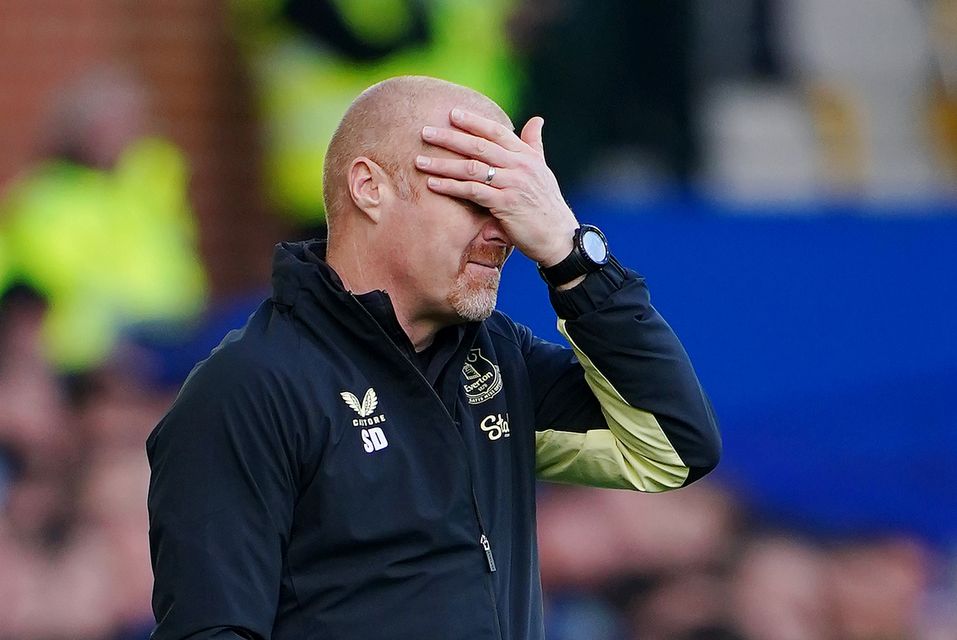 Sean Dyche was sacked by Everton just hours before their FA Cup tie against Peterborough (Peter Byrne/PA)