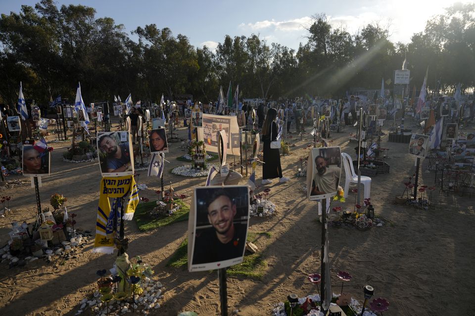 The site of the Nova music festival, where hundreds of revellers were killed and abducted by Hamas