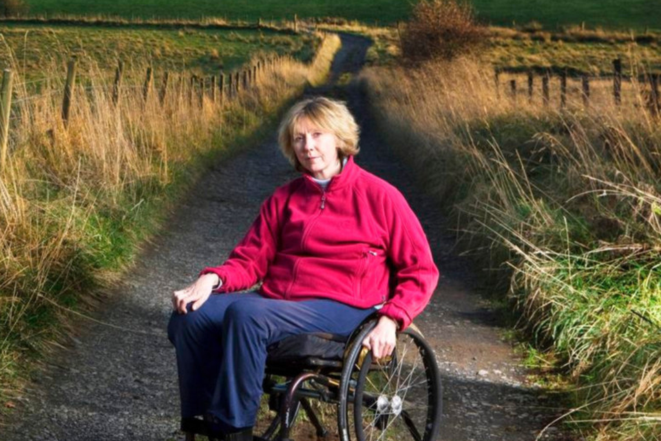 Melanie Reid, who became tetraplegic after being thrown from her horse