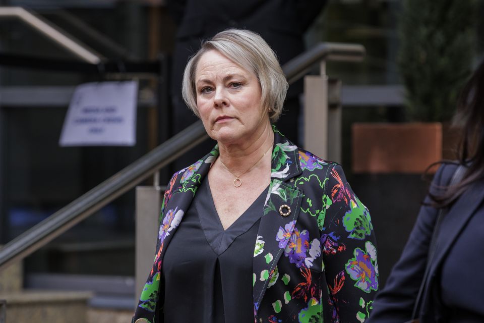 Jenny Pyper, former interim head of the Northern Ireland Civil Service, after giving evidence at the UK Covid-19 Inquiry hearing on Thursday (Liam McBurney/PA)