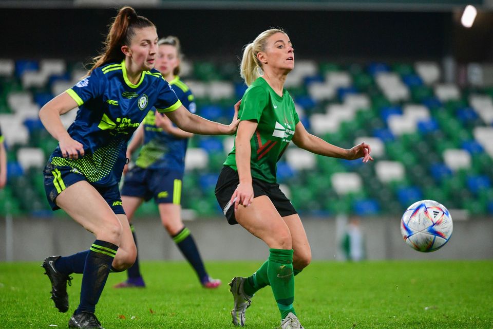 Former Sion Swifts star Aimee Neal scored on her League debut for Glentoran Women against Crusaders Strikers