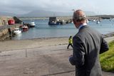 thumbnail: Britain's Prince Charles, Prince of Wales visits the harbour in the village of Mullaghmore in Ireland on May 20, 2015 where the prince's great-uncle Lord Mountbatten was killed in an IRA explosion in 1979. Britain's Prince Charles spoke of his "anguish" at the murder of his godfather by IRA paramilitaries in 1979 as he became the first royal to visit the assassination site in Ireland.  Charles remembered Lord Louis Mountbatten as "the grandfather I never had" on an emotional trip to the rugged coastline, saying he understood the suffering of the Irish people in "a profound way".  Peter McHugh helped with the rescue effort in the aftermath of the 1979 attack.  AFP PHOTO / POOL / ARTHUR EDWARDSARTHUR EDWARDS/AFP/Getty Images