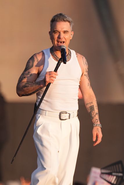 Robbie Williams (Ian West/PA)