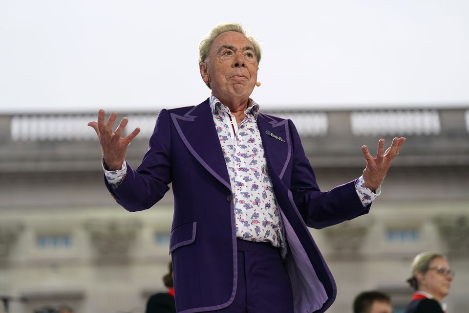 Andrew Lloyd Webber during the Platinum Party at the Palace (Joe Giddens/PA)