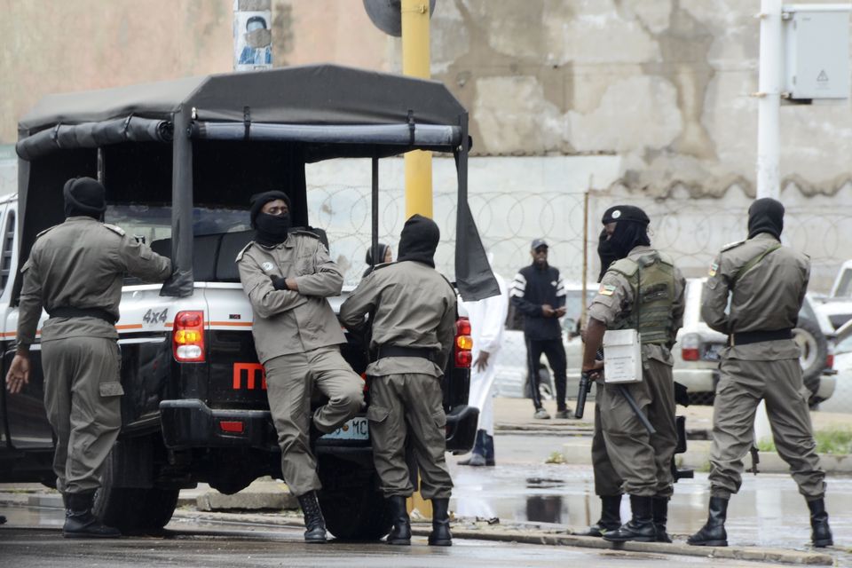 Special forces members were deployed in Maputo (Carlos Uqueio/AP)