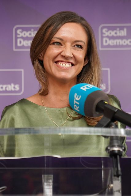 Social Democrats leader Holly Cairns (Brian Lawless/PA)