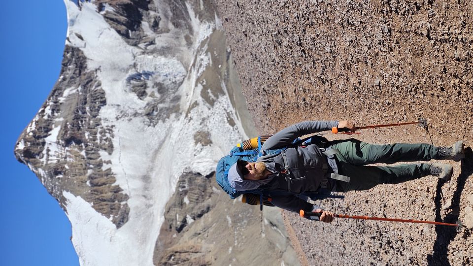 Oli France summited to the top of Aconcagua, which marks the highest point in South America (Oli France)