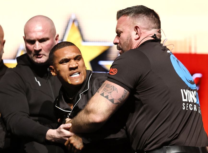 Conor Benn was left with egg on his face in Tuesday’s press conference (Richard Sellers/PA)