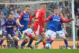 thumbnail: Cliftonville’s  Rory Hale up against Linfield's Kyle McClean in the Irish Cup final