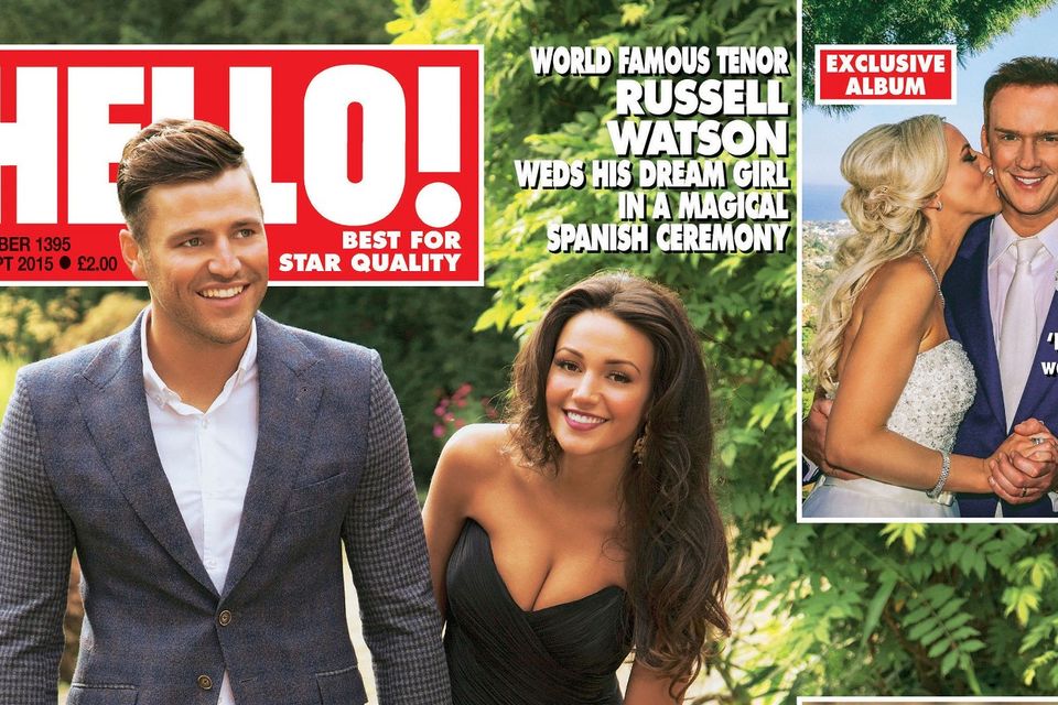 Russell Watson Celebrity Wedding In Hello Magazine