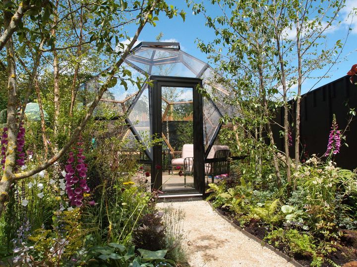 Bucolic bubble: Diarmuid Gavin shows how a geodesic dome can bring new life to your garden