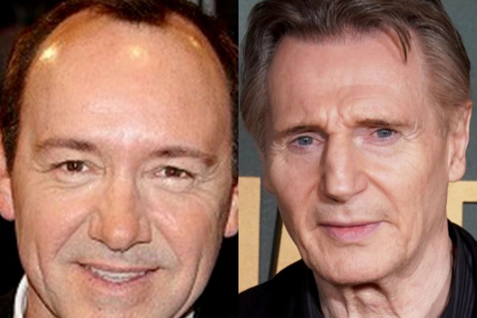 (L-R) Kevin Spacey/Liam Neeson 
