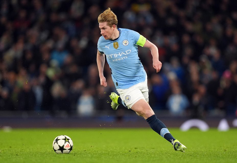 De Bruyne has featured little since suffering an injury in September (Martin Rickett/PA)