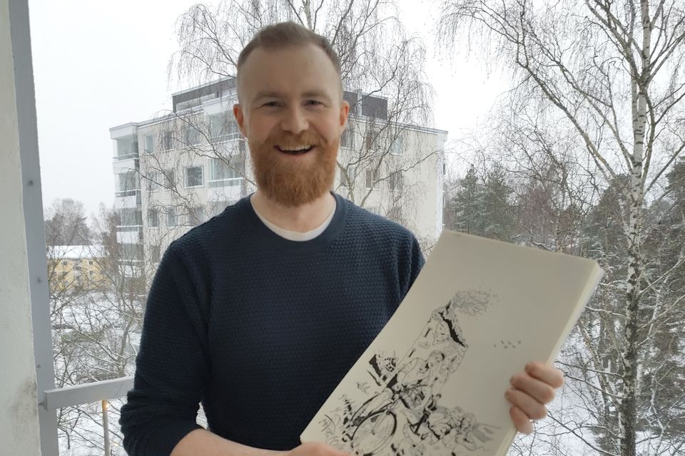 “Life drawing is key. And there was a lot of work — eight hours of drawing a day, nude models, statues. The teachers would see what level you’re at and slowly break you down and teach you what you’re doing wrong." Graphic novelist and animator Seán Hogan