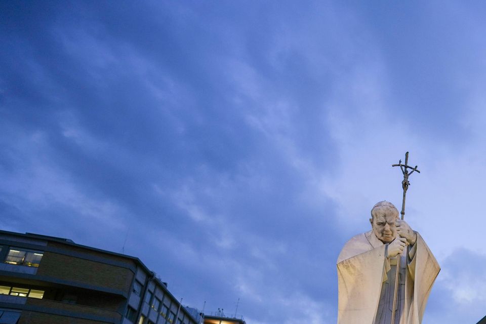 The Agostino Gemelli Polyclinic in Rome (Andrew Medichini/AP)