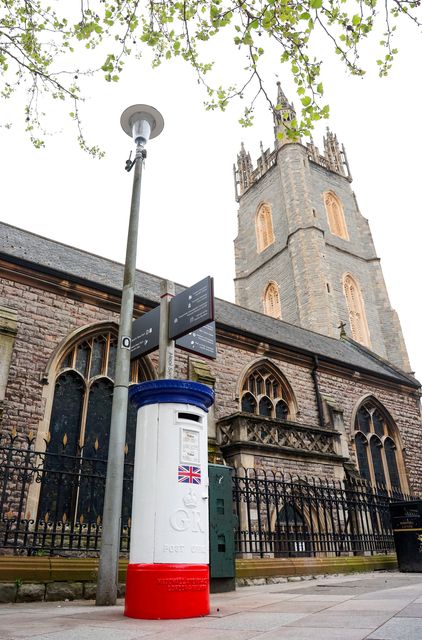 Cardiff's post box to celebrate King Charles III coronation