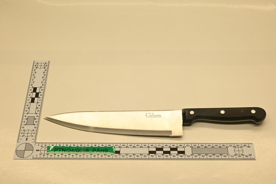 Image of a knife identical to that used in attack (Merseyside Police/PA)