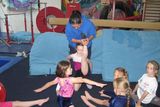 thumbnail: The seven to 10-year-olds warm up before their acrobatics class