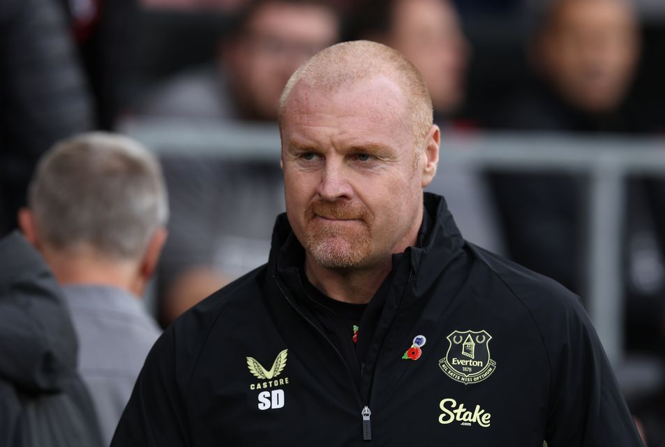 Everton boss Sean Dyche is under the spotlight (Steve Paston/PA)