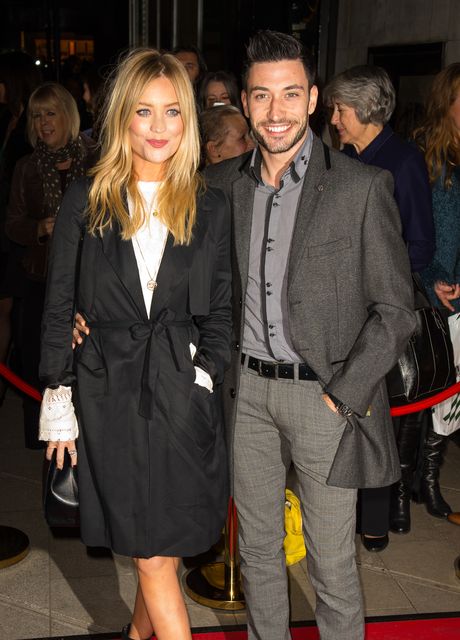 Laura Whitmore (left) and Giovanni Pernice (Dominic Lipinski/PA)