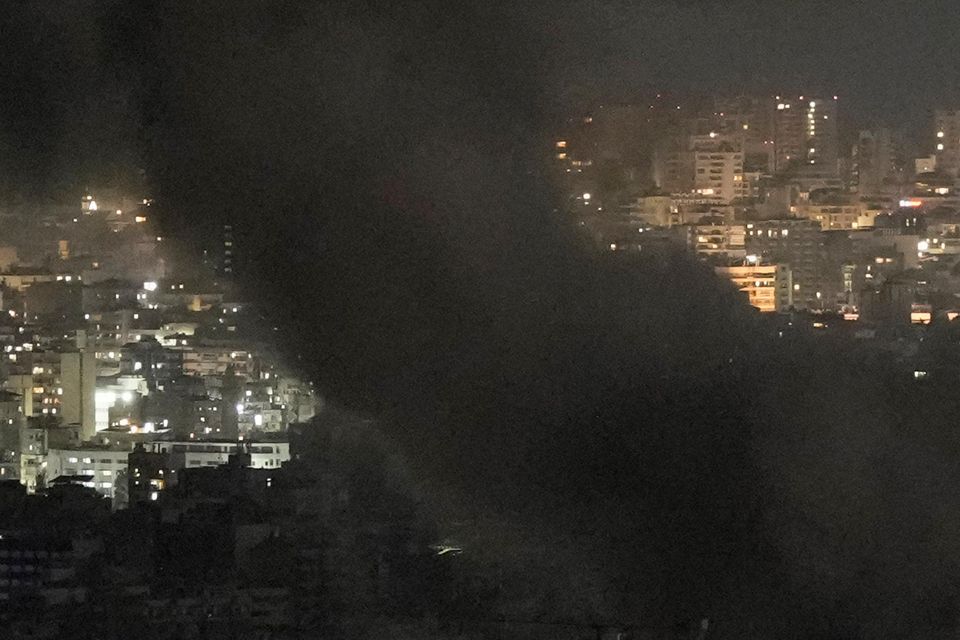 Israel is continuing to strike at targets in the Lebanese capital, Beirut (AP)