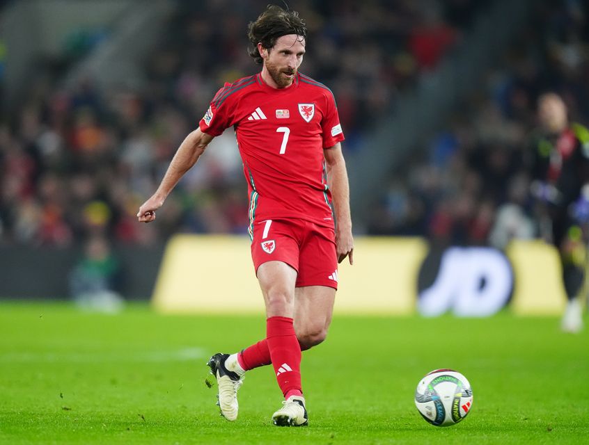 Joe Allen returned to the Wales scene against Montenegro last month with a measured performance from the bench (David Davies/PA)