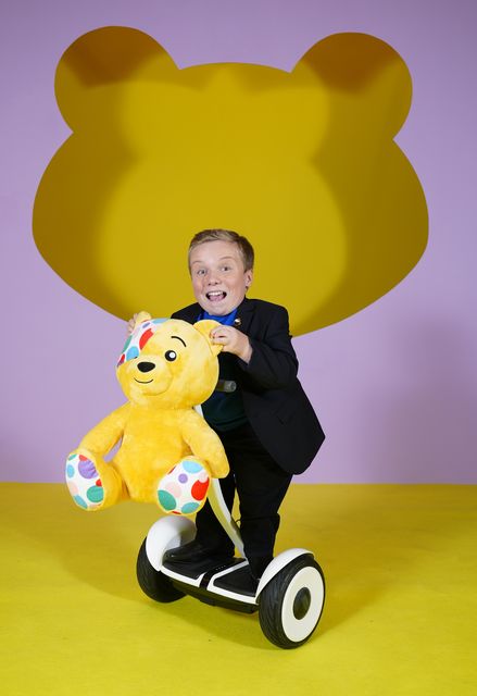 Lenny Rush at the BBC Children In Need appeal show at MediaCityUK in Salford (Peter Byrne/PA)