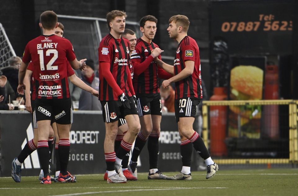 More Crusaders celebrations after Jordan Forsythe's goal