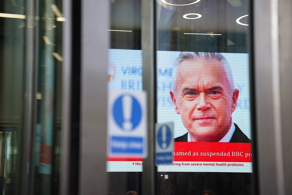 It is not known if the BBC was aware Huw Edwards had been arrested in November when he was still an employee (James Manning/PA)