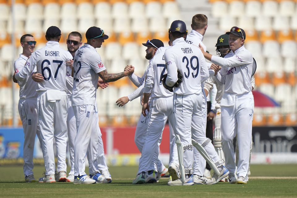 England went 1-0 ahead in the three-match series (Anjum Naveed/AP)