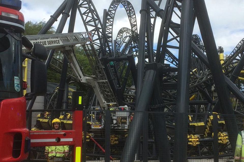 Alton Towers rollercoaster crash Teenage victim has her leg