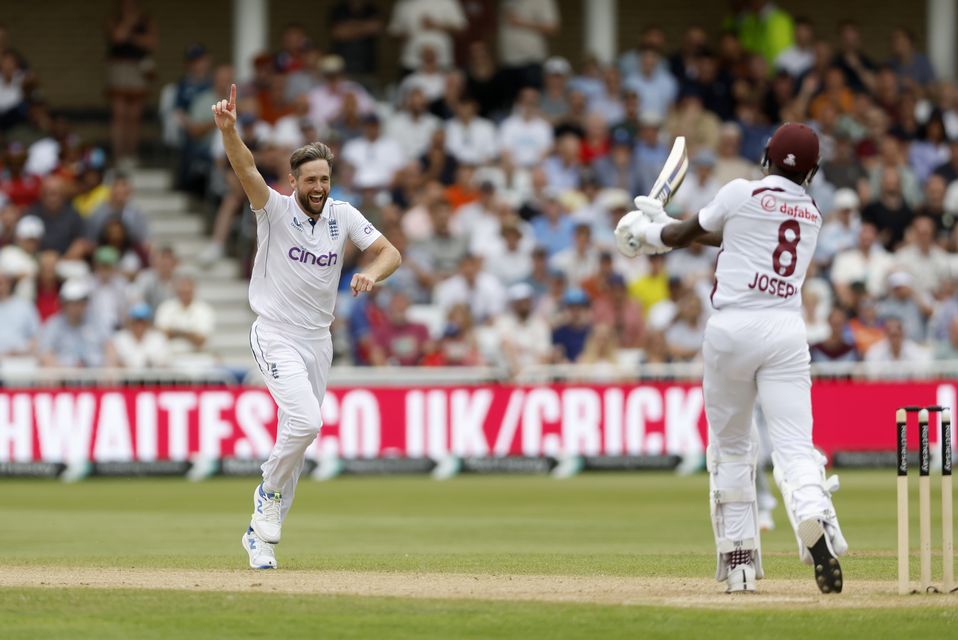 Chris Woakes made early inroads (Nigel French/PA)