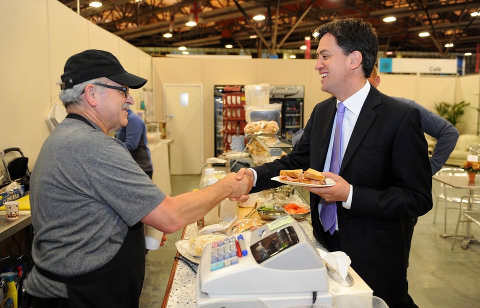 Ed Miliband was pictured struggling to eat a bacon sandwich in 2014 (Andrew Matthews/PA)