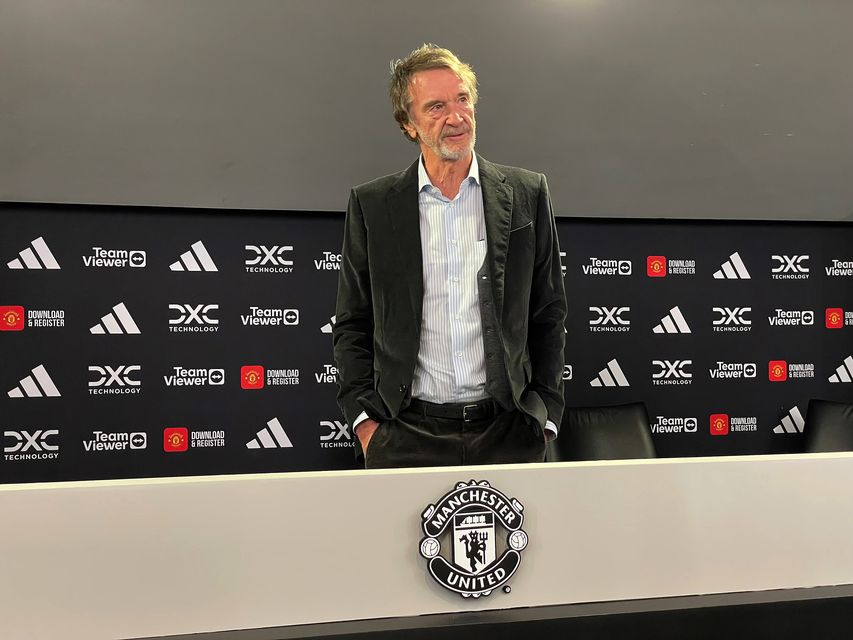 Sir Jim Ratcliffe now owns 28.94 per cent of Manchester United (Simon Peach/PA)