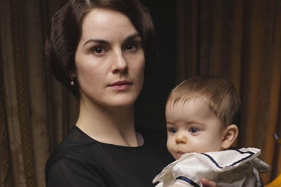Lady Mary (Michelle Dockery) on Downton Abbey: the cold, cold