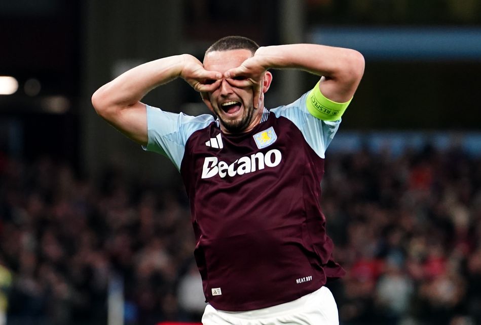 John McGinn put Villa ahead (David Davies/PA)