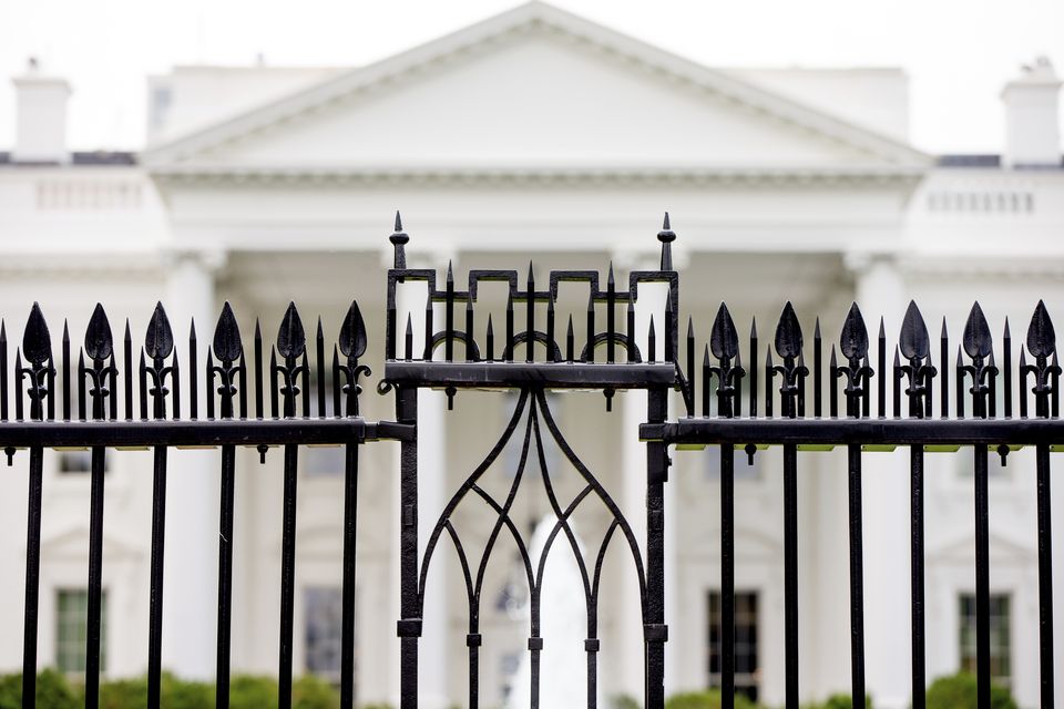 A driver died after crashing a vehicle into a gate at the White House, authorities said (AP Photo/Andrew Harnik, File)