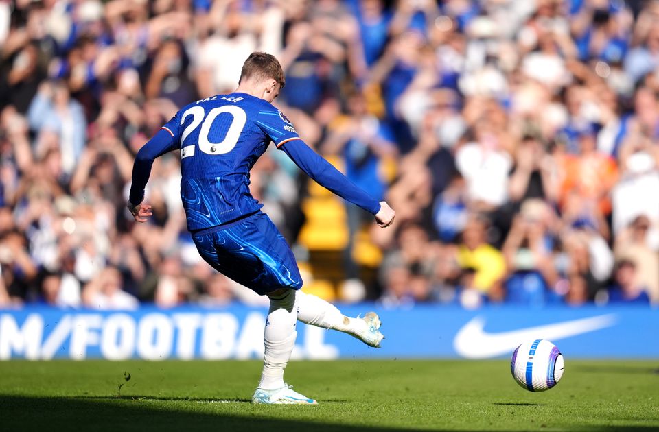 Cole Palmer missed a penalty in Sunday’s win over Leicester (John Walton/PA)