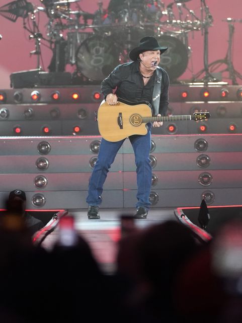 Country music star Garth Brooks on stage at Croke Park in Dublin in 2022 (Brian Lawless/PA)