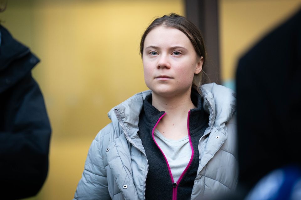 Greta Thunberg introduced the Swedish term meaning ‘flight shame’ (James Manning/PA)