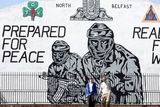 thumbnail: Ulster Volunteer Force (UVF) wall mural in north Belfast.  2007