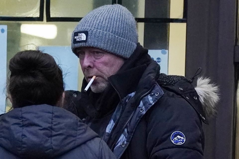 Gary Stevens outside Derby Crown Court during a previous hearing (Jacob King/PA)